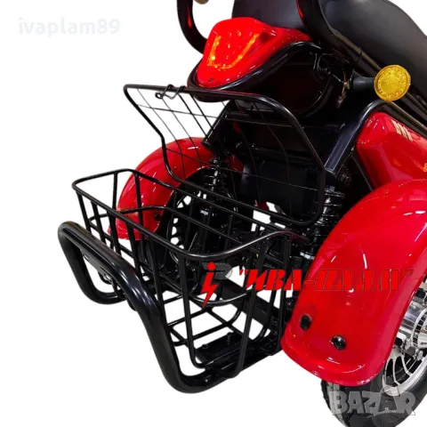 Електрическа триколка MPM 5454-1500W,48V,23Ah-Двуместна-Задно задвижване-2025г, снимка 11 - Мотоциклети и мототехника - 49670329