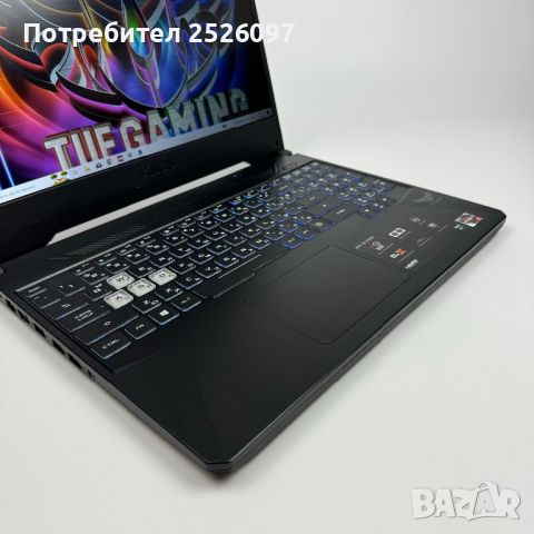 ASUS TUF FX505/Ryzen 7 3750H/24GB DDR4/GTX 1650/512GB NVMe, снимка 3 - Лаптопи за игри - 46700568