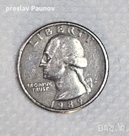 монета Сащ 1989 / coin USA 1989