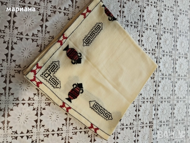 ръчно -бродирани карета на панама размер-75/75, снимка 3 - Други - 52835484