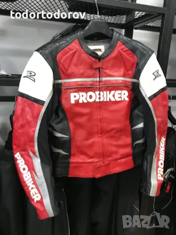 Кожено мото яке PROBIKER PRX-10,54-L,като ново,протектор, снимка 2 - Аксесоари и консумативи - 47075161