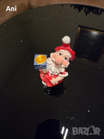Статуетка/свещник "Дядо Коледа", снимка 3 - Декорация за дома - 52776882