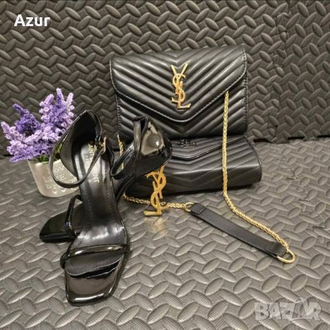 комплект чанта и обувки на ток , снимка 1 - Дамски обувки на ток - 46071118