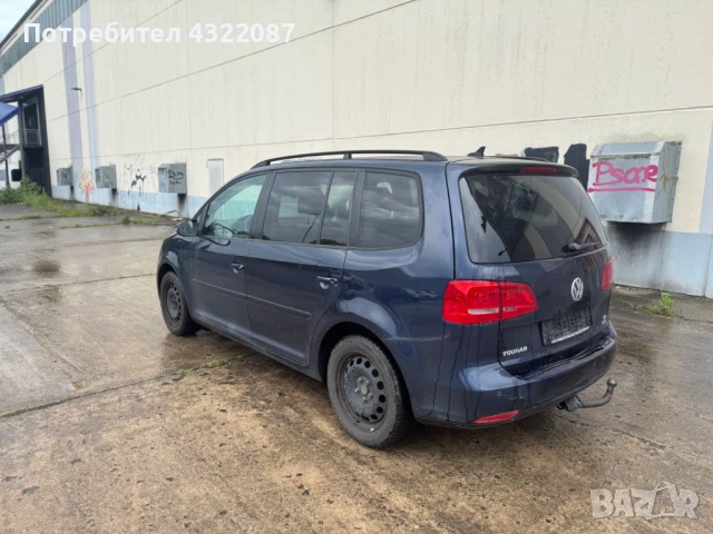 VW Touran 1.6 TDI 105  НА ЧАСТИ, снимка 3 - Автомобили и джипове - 50656201