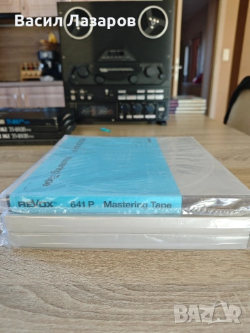 Магнетофонни ролки REVOX с лента и кутия чисто нови запечатани три броя , снимка 3 - Други - 53767352