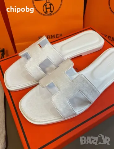 Hermès Diamond луксозни дамски чехли {36-40}, снимка 1