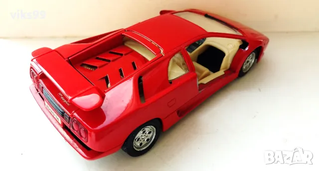 Bburago Lamborghini Diablo 1990 1:24 MADE IN ITALY, снимка 5 - Колекции - 43498790