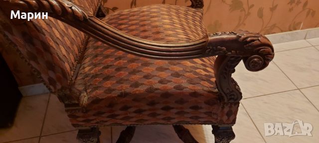 Винтидж кресло, снимка 4 - Антикварни и старинни предмети - 45697520