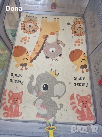 Кошара за игра +килимче 120/180, снимка 2 - Кошарки - 54165265