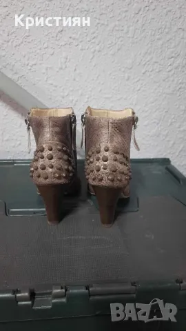 Дамски боти на ток Clarks x Mary естествена кожа eur 38, снимка 3 - Дамски боти - 46917717