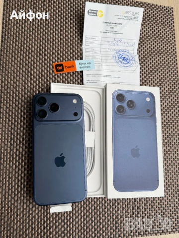 НОВ! 256Gb *ЛИЗИНГ* iPhone 17 Pro Max Deep Blue / 24М ГАРАНЦИЯ