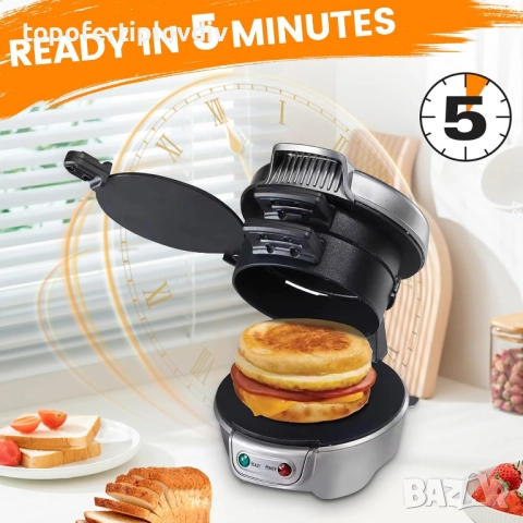 Уред за бургери Orvica,Гаранция, снимка 2 - Тостери - 51941673