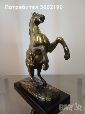 Бронзов кон, снимка 3 - Статуетки - 52516158