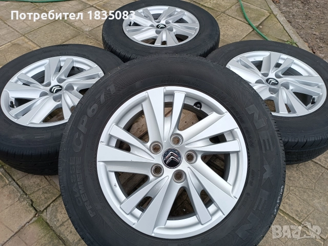 Лети джанти 16ки 5х114.3 Citroen, Mitsubishi + летни гуми 215/70/16 Nexen
