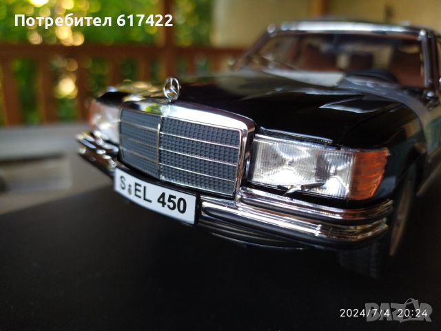 1:18 MERCEDES-BENZ 450 SEL W116- Revell, снимка 5 - Колекции - 46498300