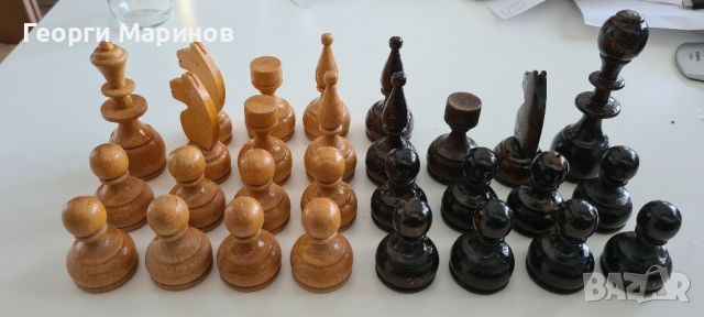 Дървени фигури за шах (не са комплект), снимка 2 - Шах и табла - 46317641