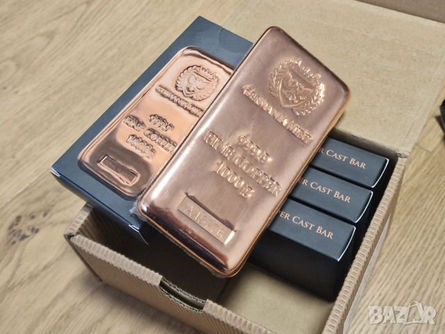 Медно инвестиционно кюлче Germania Mint – 1 kg