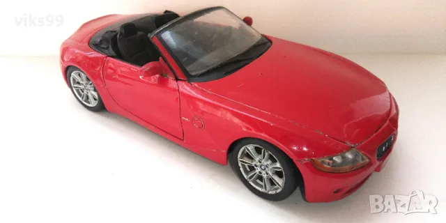 BBurago BMW Z4 - Мащаб 1:24, снимка 5 - Колекции - 47880081