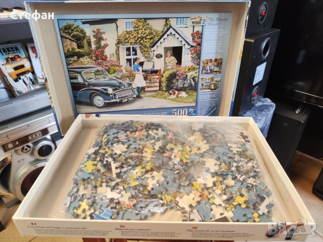 Пъзел от 500 части. Нов. Ravensburger Happy Days at Work The District Nurse 500pc Jigsaw Puzzle, снимка 6 - Пъзели - 51972208