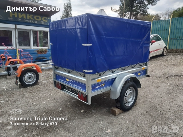 Туристическо, самосвално ремарке VESTA LIGHT 17 с брезент и шпригли, снимка 5 - Ремаркета - 52212198