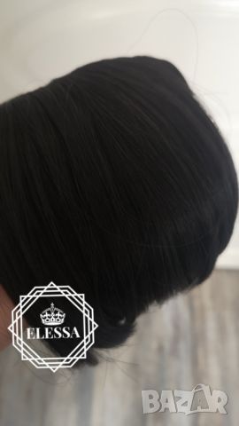 Бретон за Коса в Естествен Натурално Черен Цвят КОД С1075, снимка 4 - Аксесоари за коса - 45402175