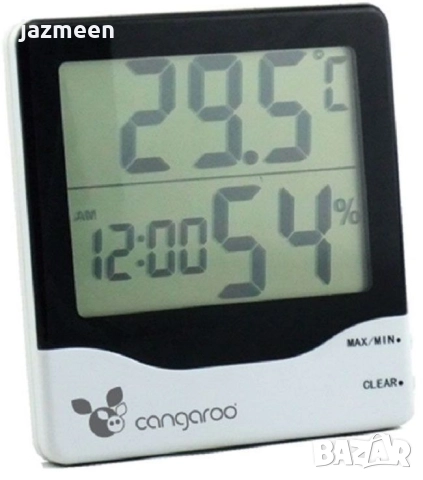 Термометър с дигитален часовник Cangaroo - TL8020