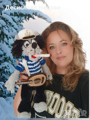 Вълкът от"Ну погоди"-ръчна изработка, снимка 10 - Плюшени играчки - 36918136