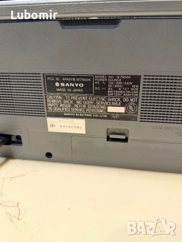 Радиокасетофон SANYO, снимка 5 - Радиокасетофони, транзистори - 53807804
