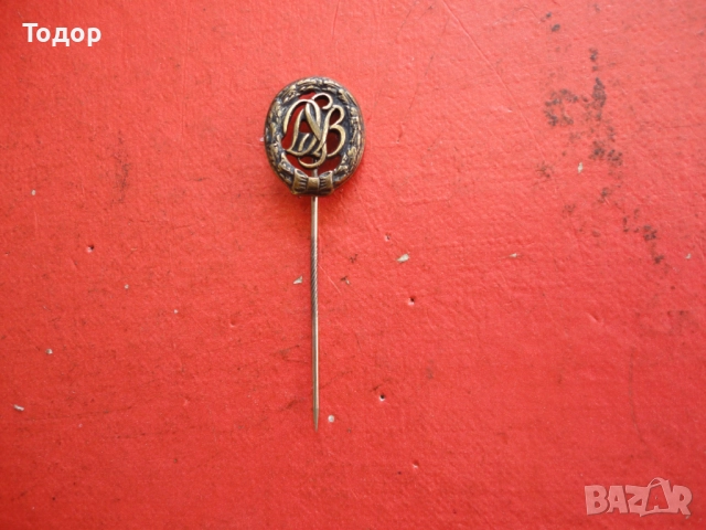 Старинна бронзова значка DSB Ges.Gech., снимка 2 - Колекции - 52670533
