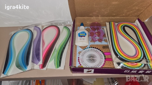 КОМПЛЕКТ ЗА КВИЛИНГ -  „Направи си сам“ - произведения на изкуството върху хартия, снимка 8 - Други - 52516122