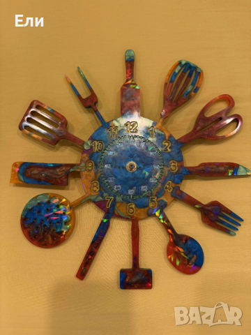 Идеален, ръчно изработен часовник за всяка кухня, а и не само, снимка 8 - Стенни часовници - 52968581