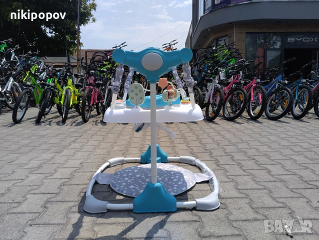 MONI Детско бънджи HOP син, снимка 4 - Проходилки - 53565090