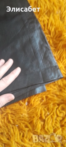 Дамска кожена пола 3/4, естествена кожа, снимка 6 - Поли - 52954201