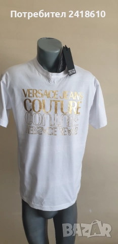 Versace Jeans Couture Cotton Regular Fit Mens Size S НОВО! ОРИГИНАЛ! Мъжка Тениска!, снимка 7 - Тениски - 51797903