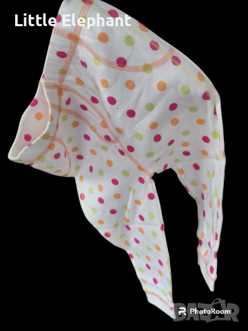 Джогерче за 12-18 мес мом на точки,колекция"Points",зелено,оранжево и розово,Англия/ново