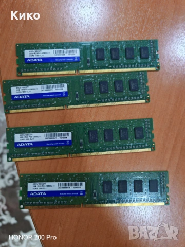 Продавам ram3  a-data  4x2gb(1600), снимка 2 - RAM памет - 53202080