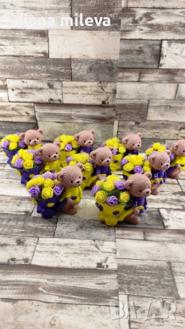 Сладки малки мечета в жълто и лилаво!, снимка 8 - Декорация за дома - 53201471