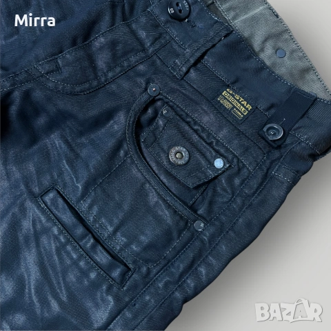 G-STAR RAW WAXED DENIM Y2K Opium Black Jeans "Army Radar Straigt" (2008-2011) !RARE!, снимка 4 - Дънки - 52044875