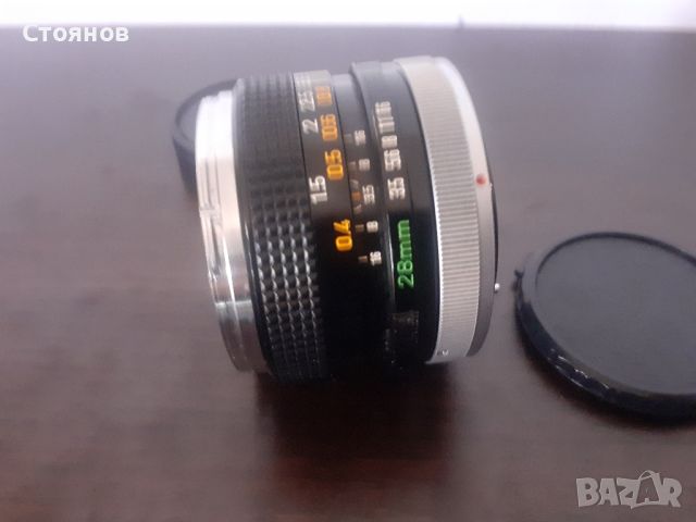Canon FD 28mm 1:3.5

Japan, снимка 2 - Обективи и филтри - 46389323