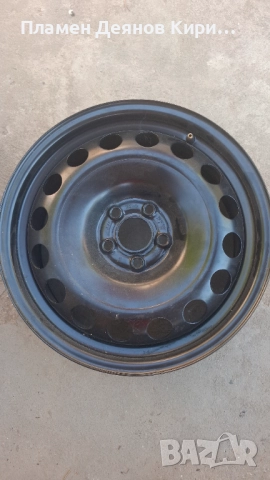 16 цола стоманена джанта оригинална Vw,AUDI 5/100 ET42