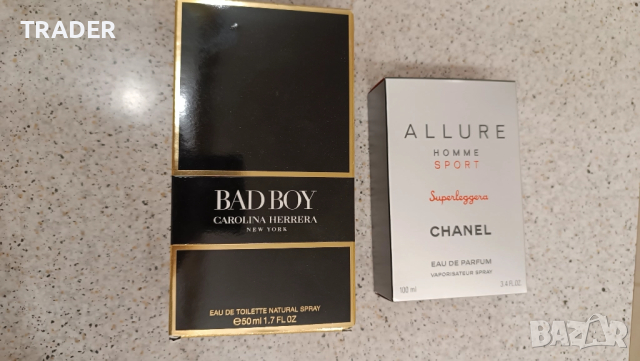 ALLURE HOMME SPORT EAU DE TOILETTE- 100 ml кутия парфюм тоалетна вода Кутия от парфюм CAROLINA HERRE