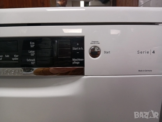 Свободно стояща съдомиялна Бош Bosch Serie 4 A+++ 60см Made in Germany 2 години Гаранция!, снимка 7 - Съдомиялни - 53461359