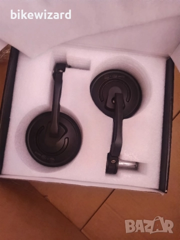 Evermotor алуминиеви огледала за мотор 7/8" 22 мм НОВИ, снимка 3 - Аксесоари и консумативи - 52250992