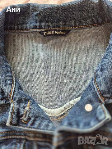 Дънково яке, снимка 2 - Якета - 53731146