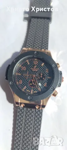 Мъжки луксозен часовник Hublot Gold Edition Limited , снимка 2 - Мъжки - 47362856