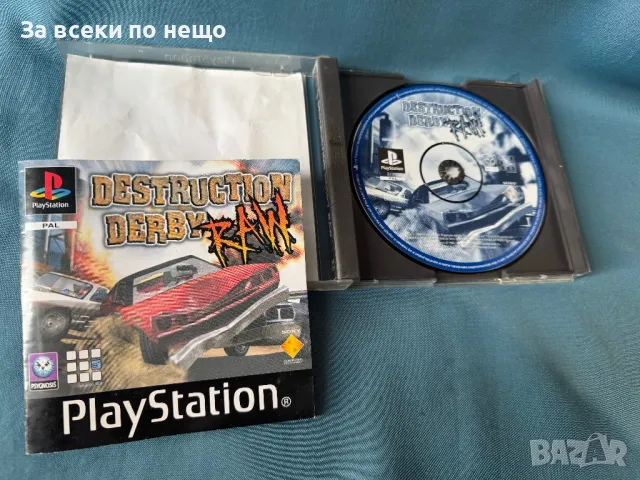 Destruction Derby Raw , игра за playstation 1 ps1 плейстейшън 1, снимка 4 - Игри за PlayStation - 48525013