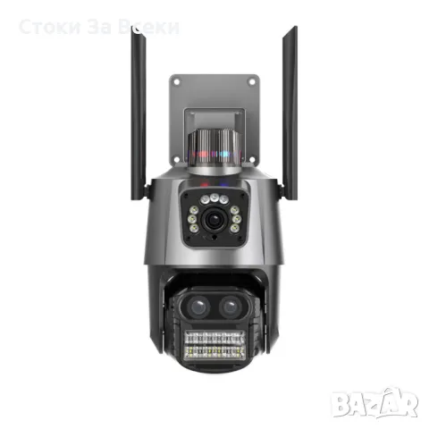 Камера за наблюдение 4K Ultra HD 8MP водоустойчива 12 пъти zoom, снимка 1 - HD камери - 49103999