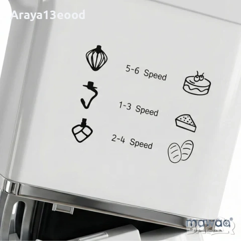 MixMaster 3in1 кухненски робот mawaa®, 1400 W, 10 литра, снимка 6 - Кухненски роботи - 53734511