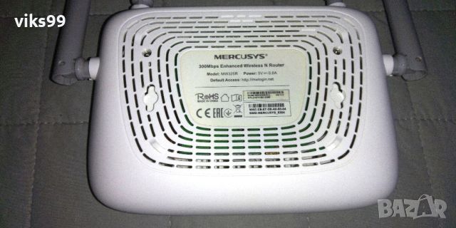 Wi-Fi Рутер Mercusys MW325R 300 Mbits , снимка 4 - Рутери - 46788598