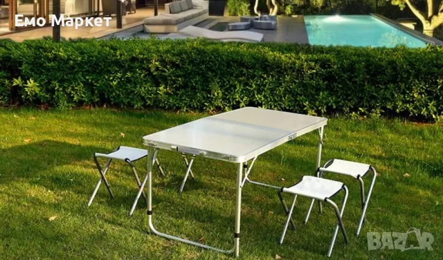ТОП ЦЕНА!!! Комплект Сгъваема Маса и Столове Malatec 7893, снимка 11 - Къмпинг мебели - 50219012